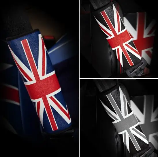 Вышитые плечи из хлопка для mini Cooper R50 R52 R55 R56 R57 R58 R59 R60 R61 1 шт. Стайлинг автомобиля |