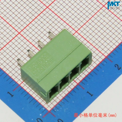 100Pcs 4P 3.5mm Pitch Vertical Straight Pin Male Pluggable Screw Terminal Block | Обустройство дома