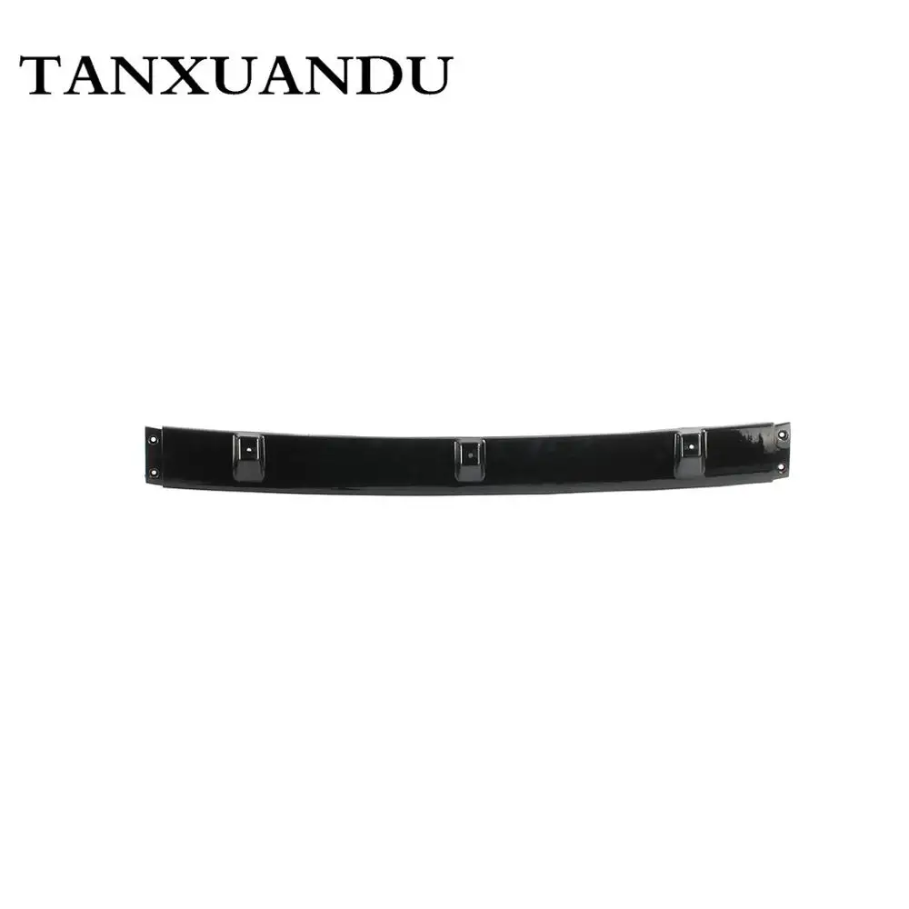 Окрашенные глянцевые черные 3 сегментные передний бампер спойлер сплиттер крыло