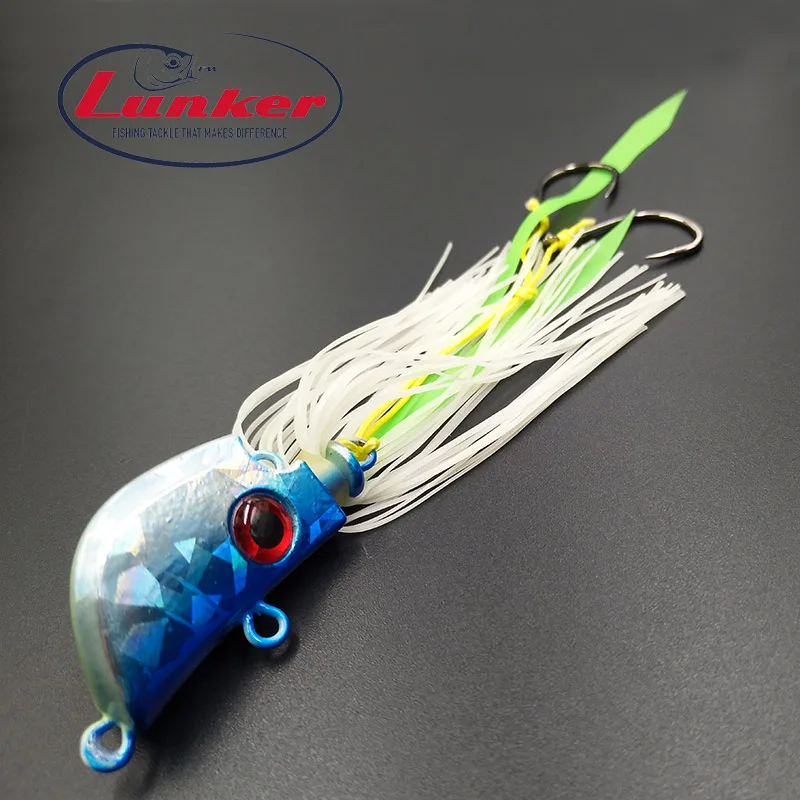 Lunker madai tai kabura резиновая 25 45 г 65 85 металлическая медленная Мормышка красная