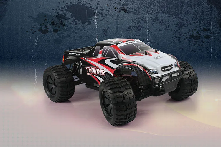 Белый ZD Racing 9105 10427 Thunder ZMT-10 1/10 DIY автомобильный комплект 2,4G 4WD RC грузовик рама без электронных деталей - Цвет: Белый