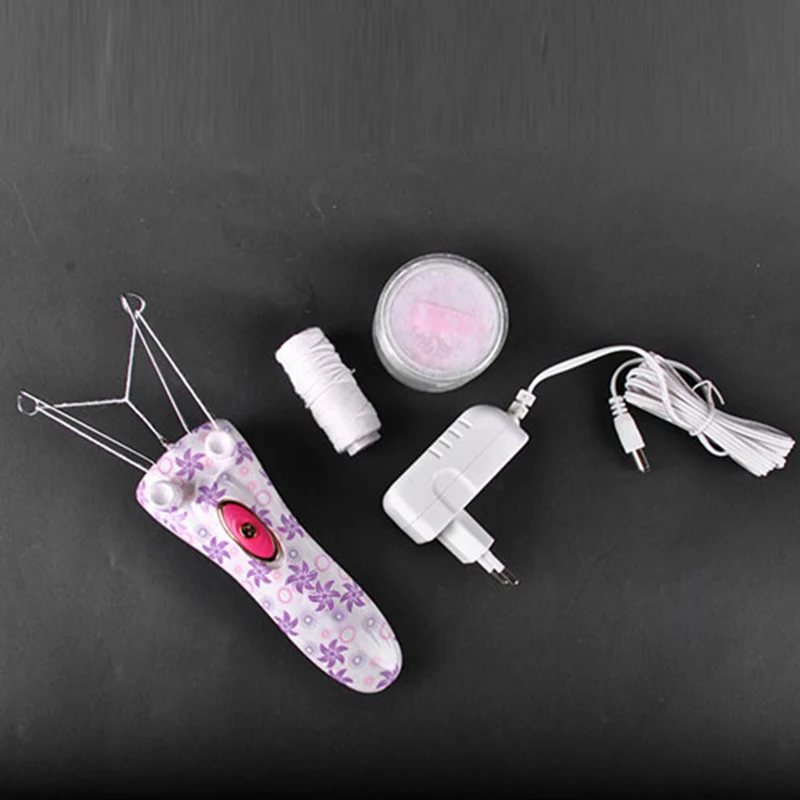 DSP женский Электрический эпилятор с хлопковой нитью для удаления волос женщин