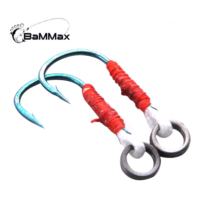 Рыболовный крючок BaMMax 5 шт./лот привязанный Железный рыболовный ложка для