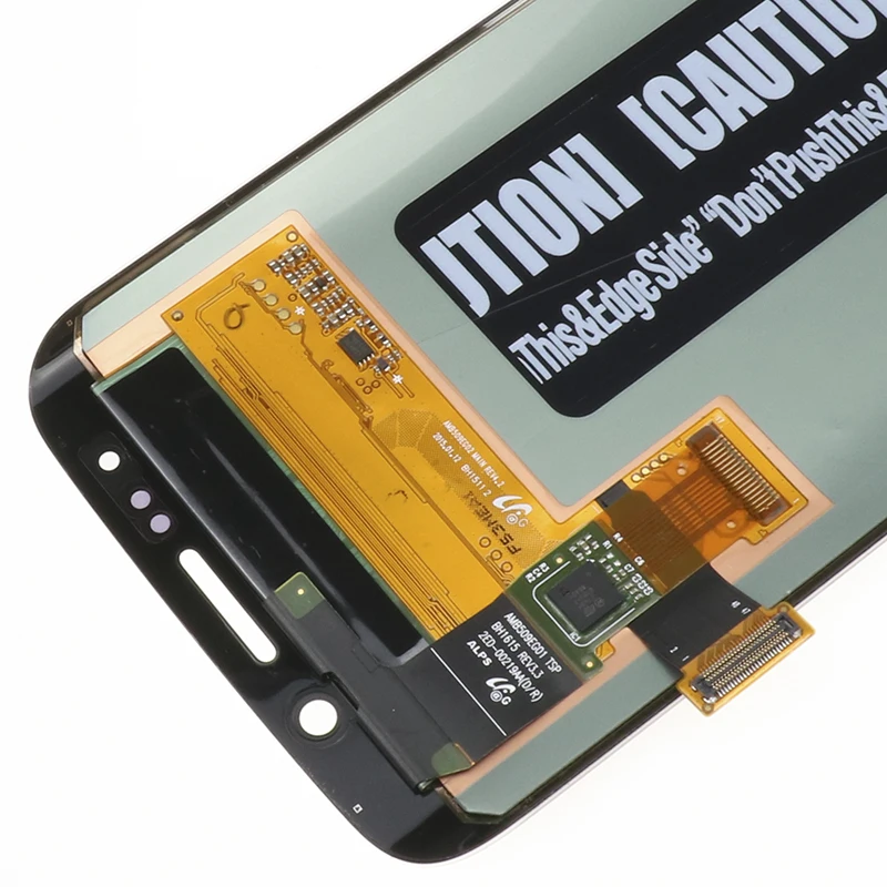 Оригинальный 5 1 дюймовый дисплей Super AMOLED для SAMSUNG Galaxy s6 edge LCD + рамка G925 G925F G925I