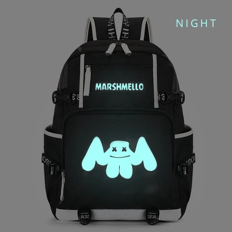 DENGPAO dj шлем мarshmello черный рюкзак для ноутбука мальчиков mochila мужчины feminina bagpack