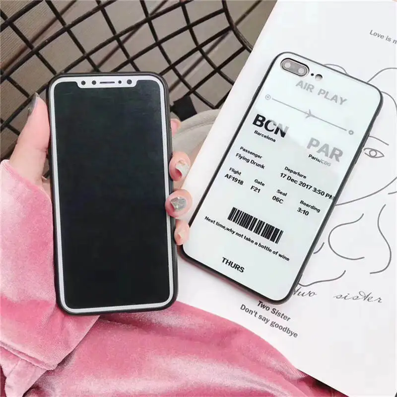 Стекло для парных билетов Iphone 66S 6P 78 78plus Xxs Xr Xsmax простой индивидуальный