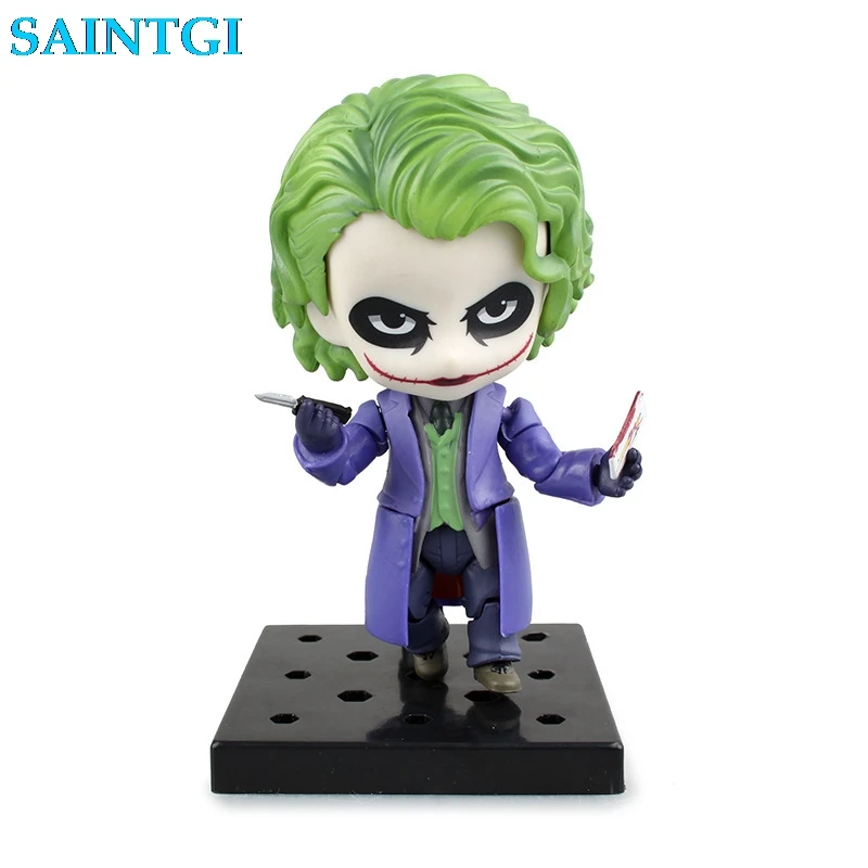 SAINTGI GSC Nendoroid 566 # Бэтмен Темный рыцарь Джокер ПВХ пересадка лица фигурку Коллекция