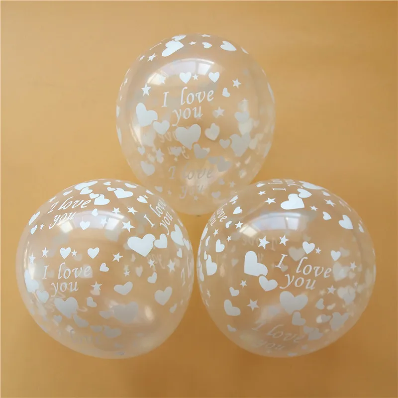 30 шт. 12 дюймовые прозрачные гелиевые украшения в виде сердца|ball ball|ball transparentball clear |