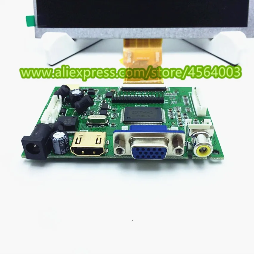 7 дюймовый 1024*600 HD 50 контактный TTL экран дисплея FPC070 TH плата драйвера контроллера