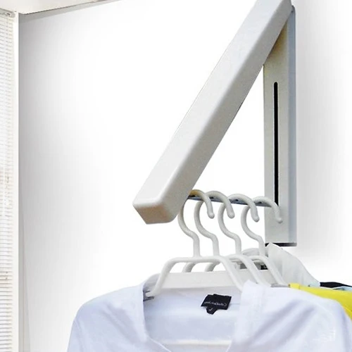

Free shipping,Folding Wall Hanger Mount Retractable Waterproof Clothes Rack Towel Clothers Organizationn