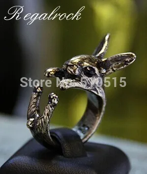 Модное кольцо Regalrock с кроликом заяц|rabbit wrap ring|fashion ringsring fashion |