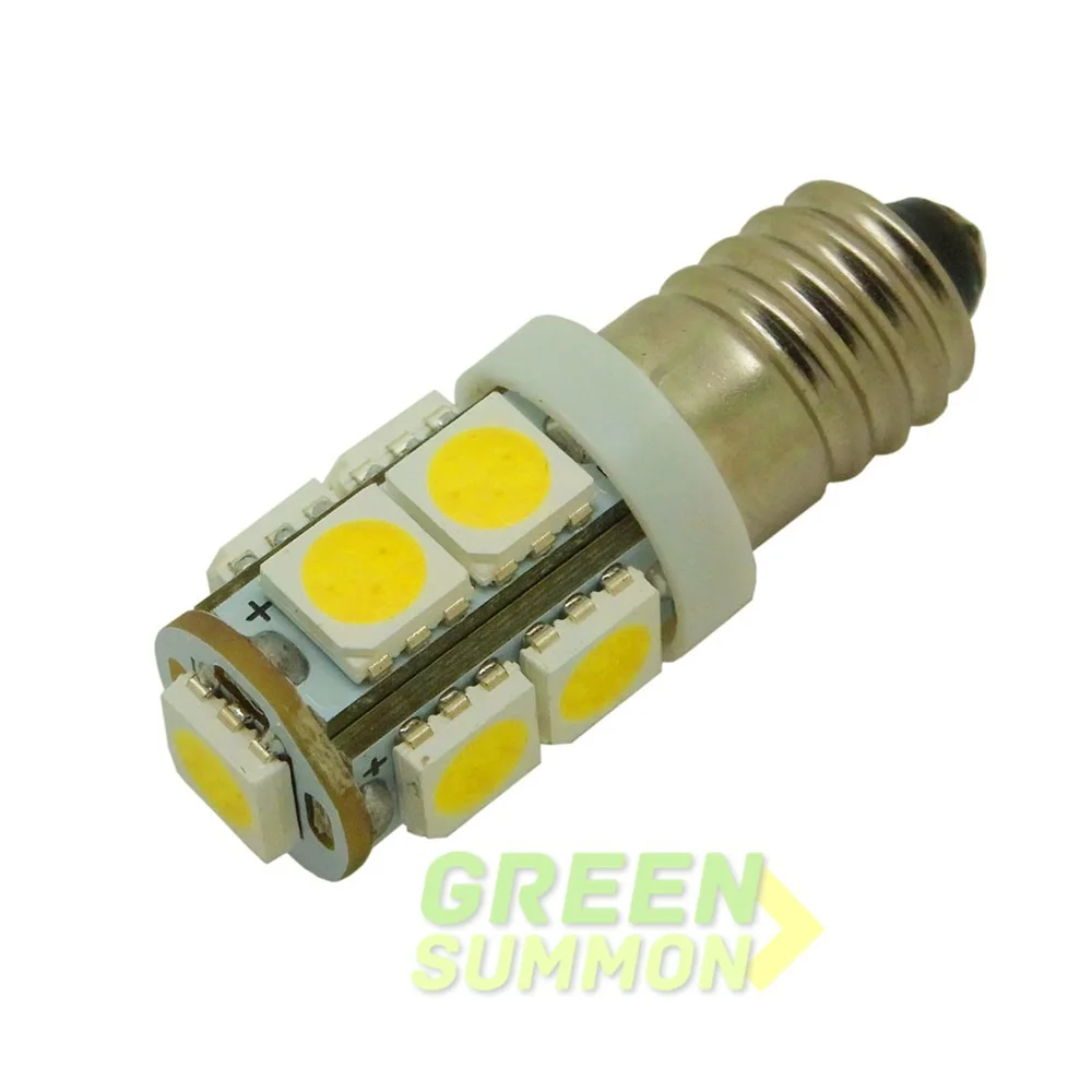 E10 9 SMD 5050 1 2 W белый 10 мм Винт светодиодный светильник лампа автомобиля 12V|12v car led