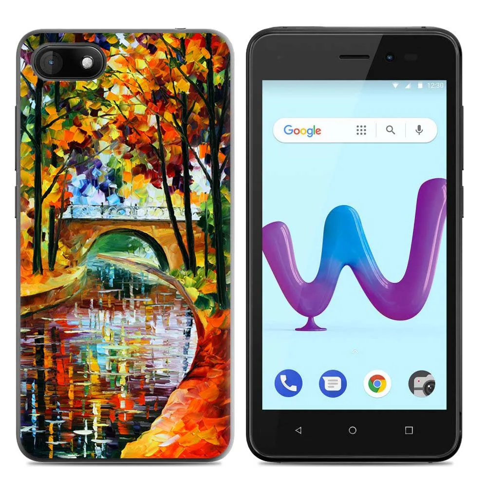 Bridge Принципиально Wiko Harry 2 чехол силиконовый чехол на заднюю панель телефона Wiko Sunny 3 чехол мягкий, симпатичный, из ТПУ Живопись чехол housse pour Wiko sunny 3 крышка - Цвет: Bridge