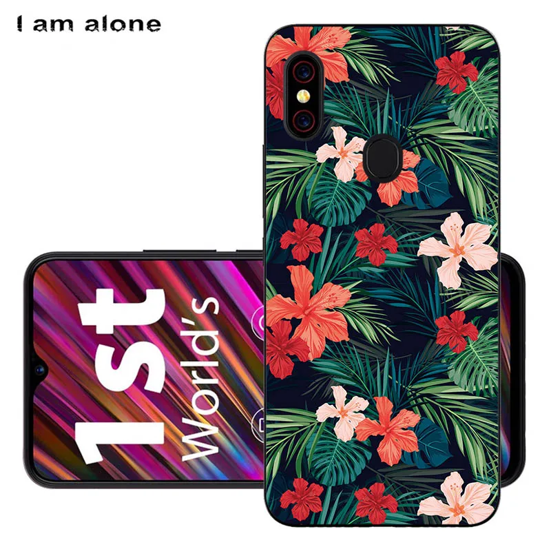 Solf TPU HH30 Чехлы для телефонов I am alone для Umidigi F1/F1 Play 6,3 дюймов черный мягкий ТПУ мобильный Модный чехол с принтом для Umidigi F1 сумки - Цвет: Solf TPU HH30
