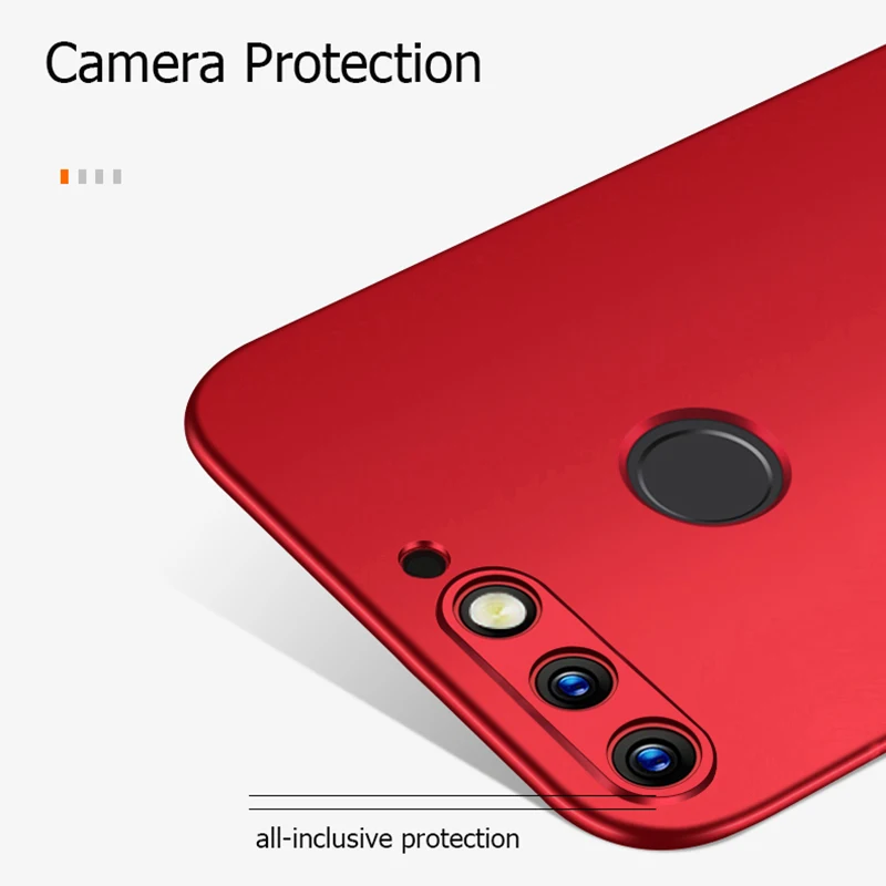 Для huawei Honor 7c чехол 360 Защита тонкий матовый Жесткий PC задняя крышка телефона для Y7