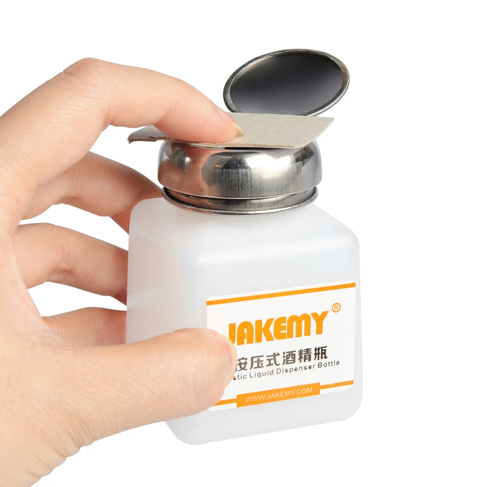 JAKEMY JM-Z10 жидкий спиртовой пресс пустая прозрачная бутылка портативный