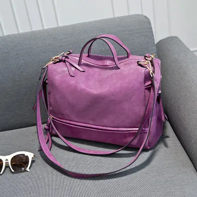 Женская сумка через плечо из искусственной кожи с пеньковым песком винтажная