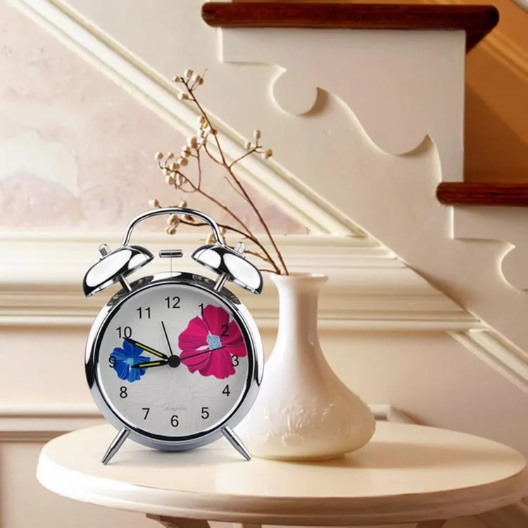 Прекрасный дизайн Настольный Будильник Классический Металл Ретро тихий