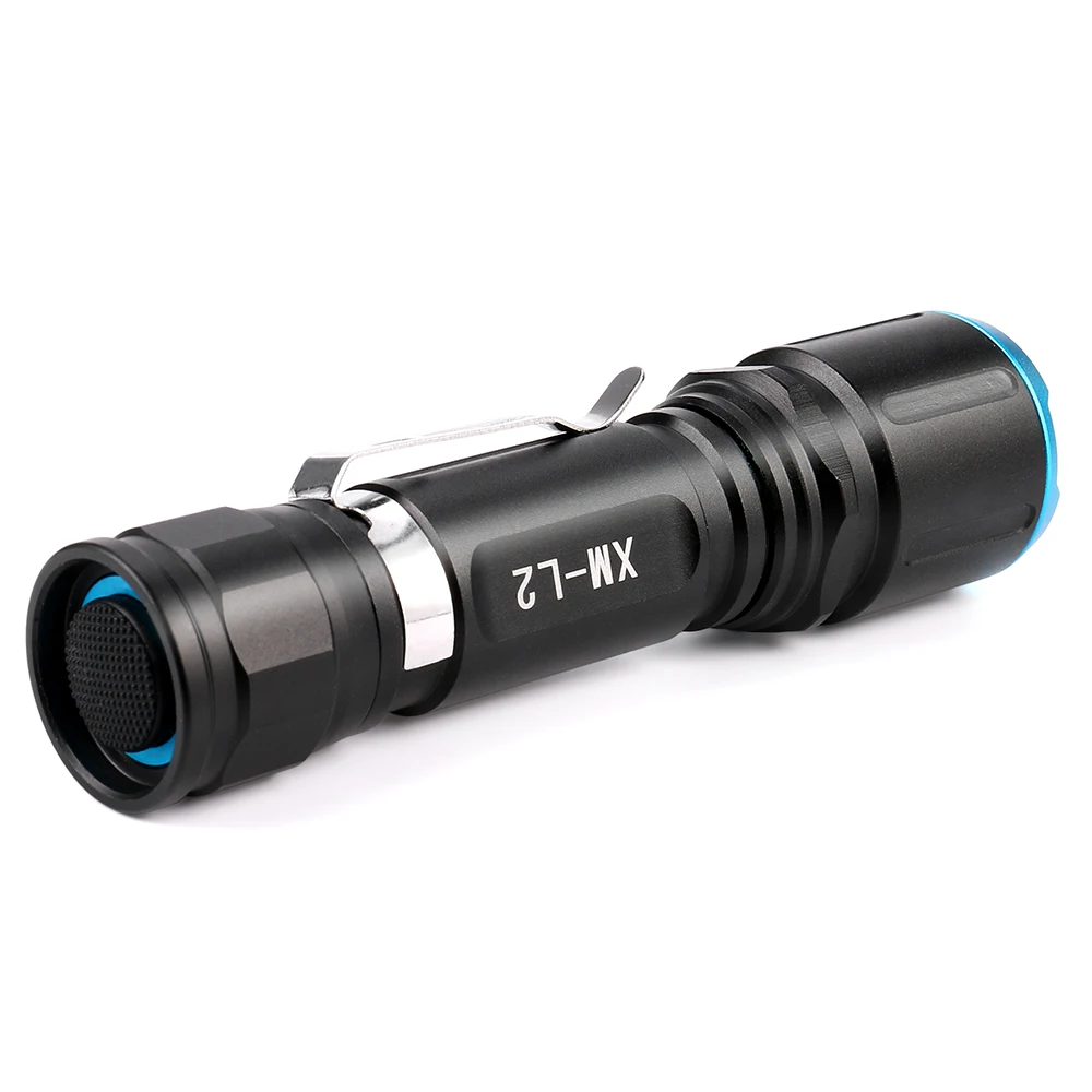 Масштабирование 3800 люмен CREE XML L2 LED 18650 фонарик водонепроницаемый светодиодный