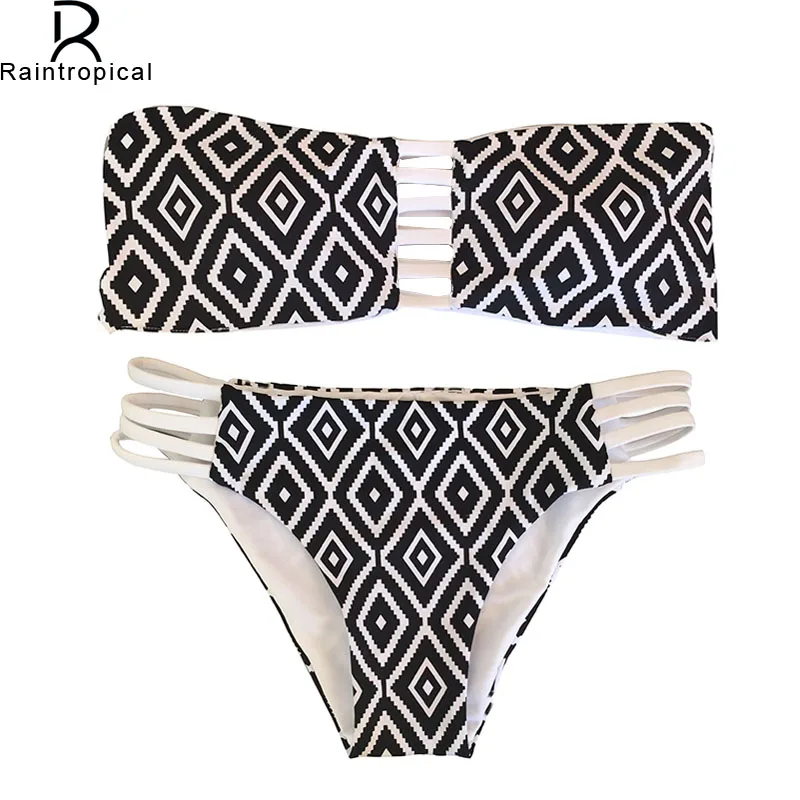 Сексуальный бандо Бикини 2019 бразильские двусторонние бикини женский купальник