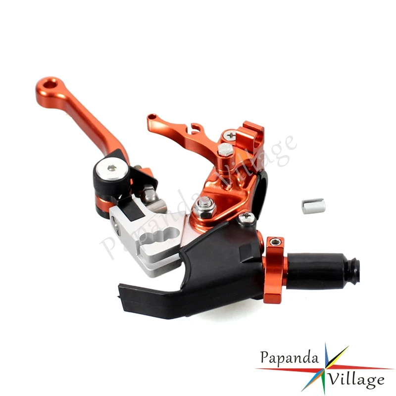 Papanda мотоцикл оранжевый 7/8 &quotРегулируемый складной рычаг сцепления для Kawasaki KX65 80