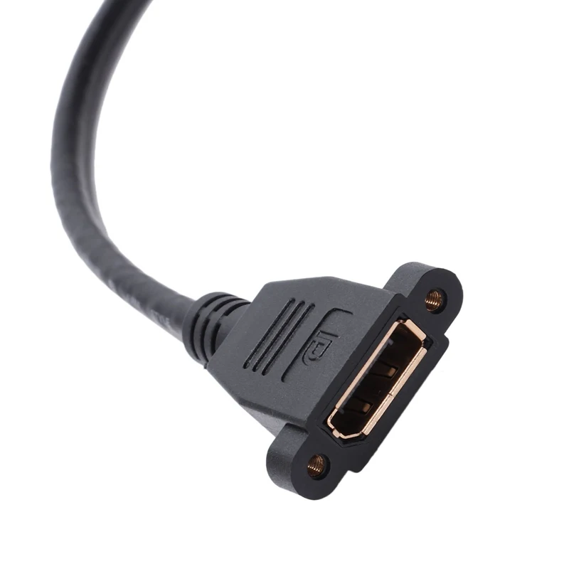 Кабель Displayport Male Female 2 0 Версия 30 см (1 футов) позолоченный 90 градусов Dp папа женщина