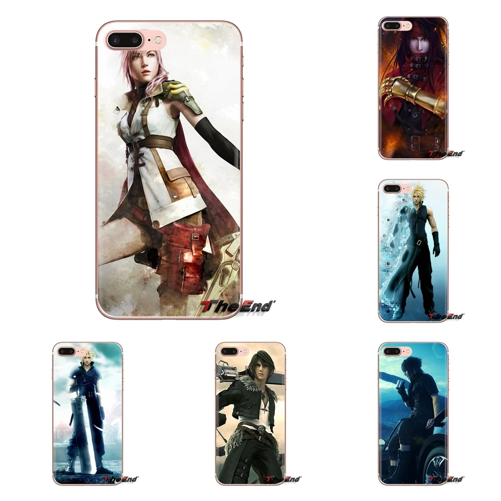 Game Final Fantasy IX Advent Soft Transparent Cases Covers For iPod Touch Apple iPhone 4 4S 5 5S SE 5C 6 6S 7 8 X XR XS Plus MAX |