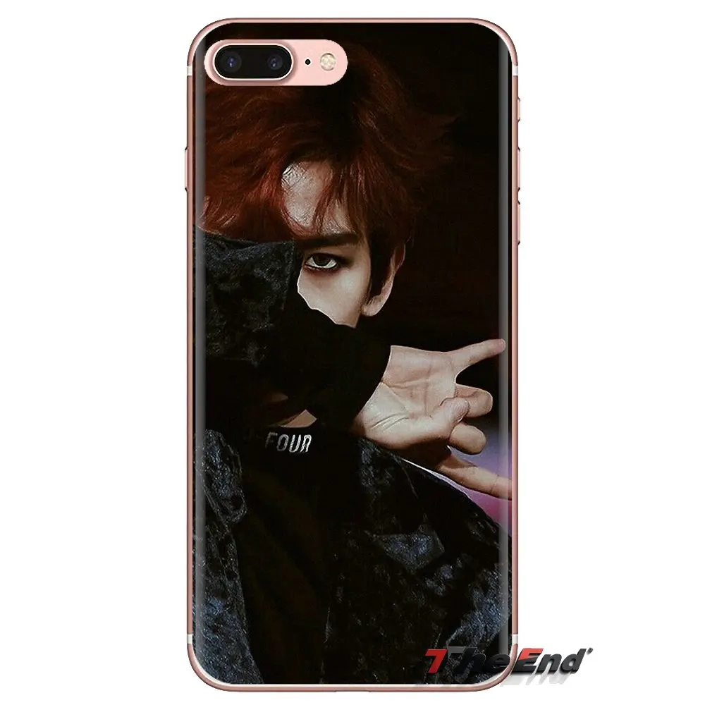 Для Xiaomi Mi3 Samsung A10 A30 A40 A50 A60 A70 Galaxy S2 Note 2 Grand Core Prime мягкие прозрачные чехлы EXO band BAEKHYUN