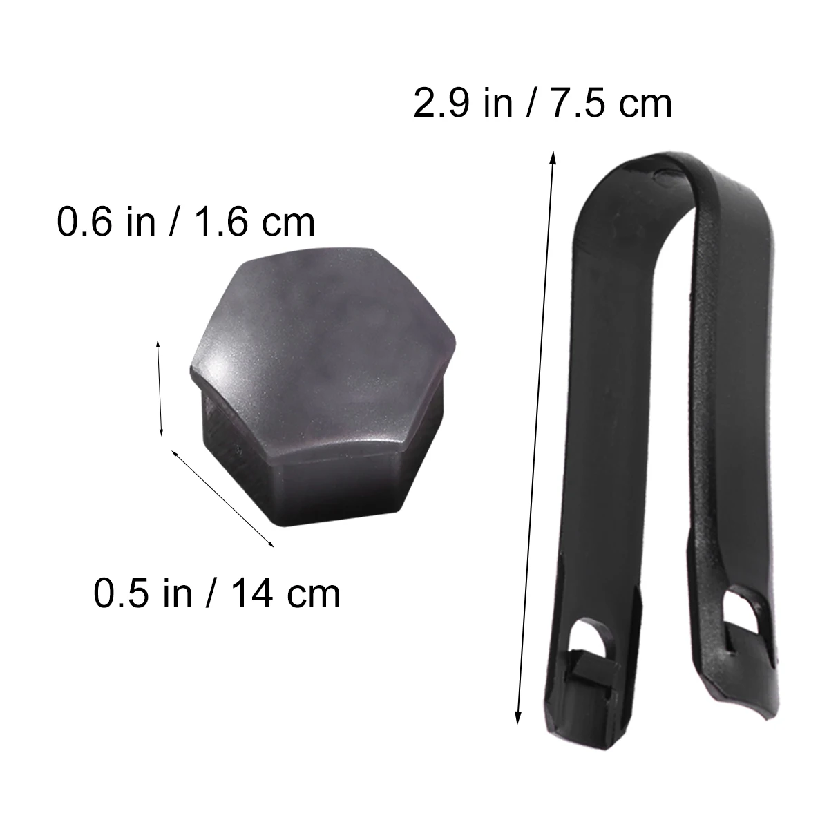 21PCS Hexagonal Plastic Wheel Lug Nut Covers With Clips Bolts Rims Cover Dust Protective Caps Car Styling | Автомобили и