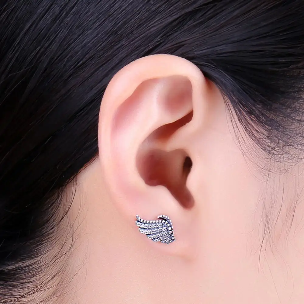 Женские корейские серьги-гвоздики JewelryPalace серьги из стерлингового серебра 925