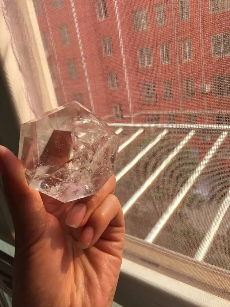 

new arrivals natural clear quartz crystal dodecahedron for gift