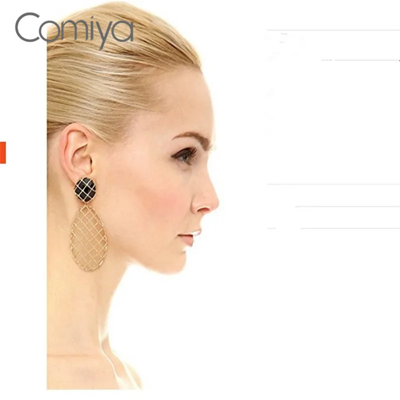 Comiya модные женские туфли интимные аксессуары длинные висячие серьги букле Oreille