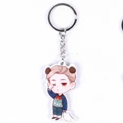 Youpop EXO 5th альбом мультфильм акриловый брелок пластиковый K-POP модный брелок кулон YSK359 - Цвет: KAI