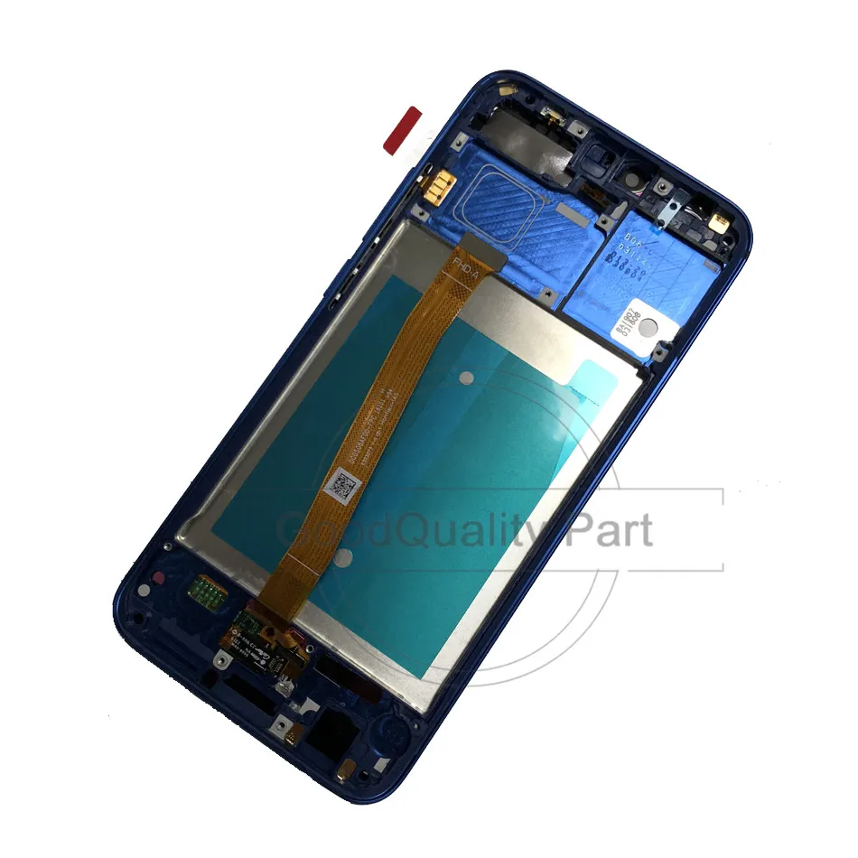 5 84 'для Huawei Honor 10 honor10 ЖК-дисплей сенсорный экран дигитайзер с рамкой отпечатков