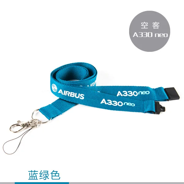 Ремень A330neo для самолета шнурок с синей лентой удостоверения личности летчика