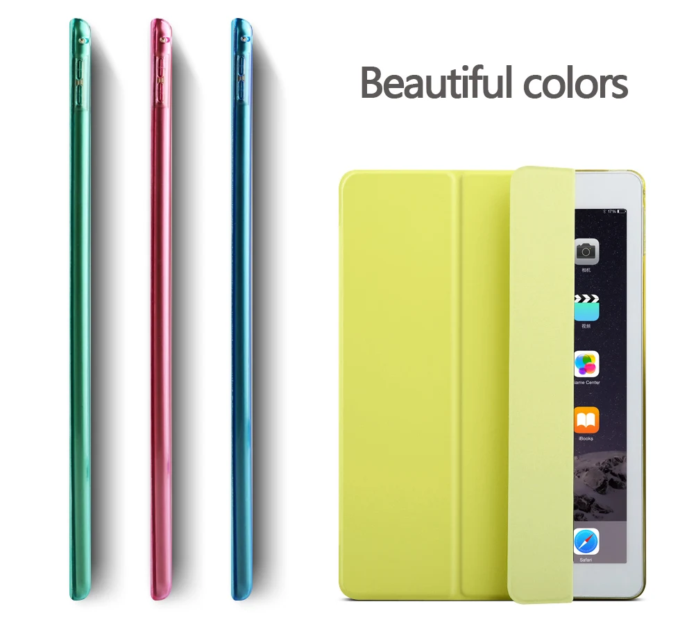 Для iPad Pro 12," PU цветной тонкий смарт-чехол, магнитный Автоматический Режим сна/пробуждения для Apple iPad 12,9 дюймов