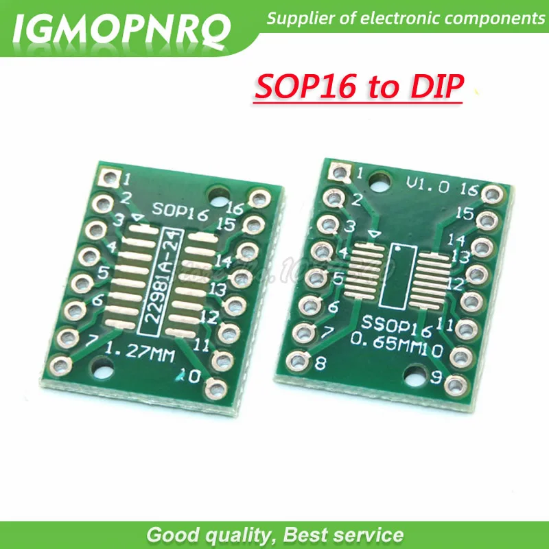 

10 шт., TSSOP16 SSOP16 SOP16 в DIP16, переводная плата DIP Pin, плата, адаптер шага, Фотогалерея от-16 до dip-16