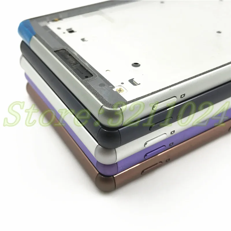 Корпус для Sony Xperia Z3 L55 L55w D6603 D6653 средняя рамка пластина ЖК с кнопкой питания