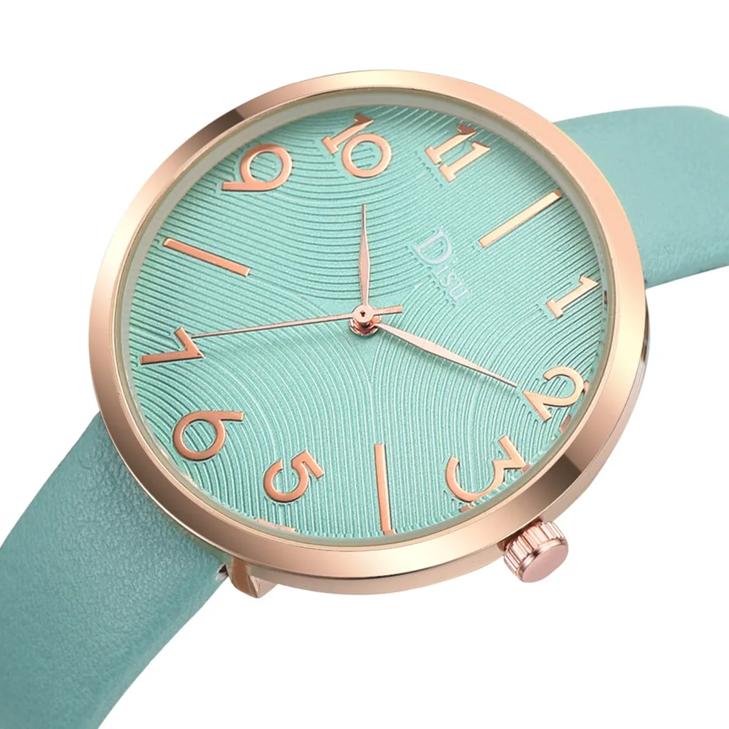 Женские часы Роскошные модные reloj mujer женские кожаные ремни часы креативные аналоговые кварцевые часы bayan kol saati