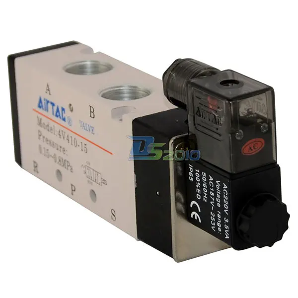 Хорошее качество 1/2 &quotDC 12V 5 way 2 позиционный пневматический Электрический