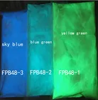 Светящаяся в темноте пудра 50 г ярко-синийзеленый фосфорный порошок светится в темноте светящийся пигмент для лака для ногтей, DIY Дизайн ногтей