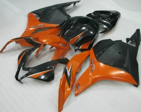 

Injection mold ABS motorcycle fairings for pe CBR600RR 2009 2010 2011 Orange black fairing kit CBR600 RR 09 10 11 ST66