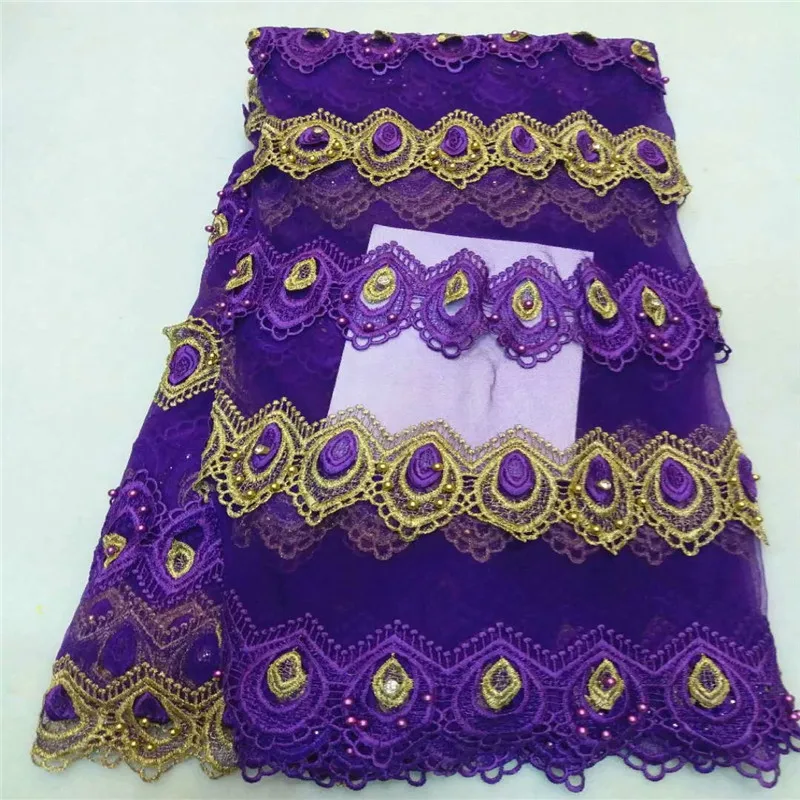 Африканская французская кружевная ткань 2018 высокого качества нигерийская с