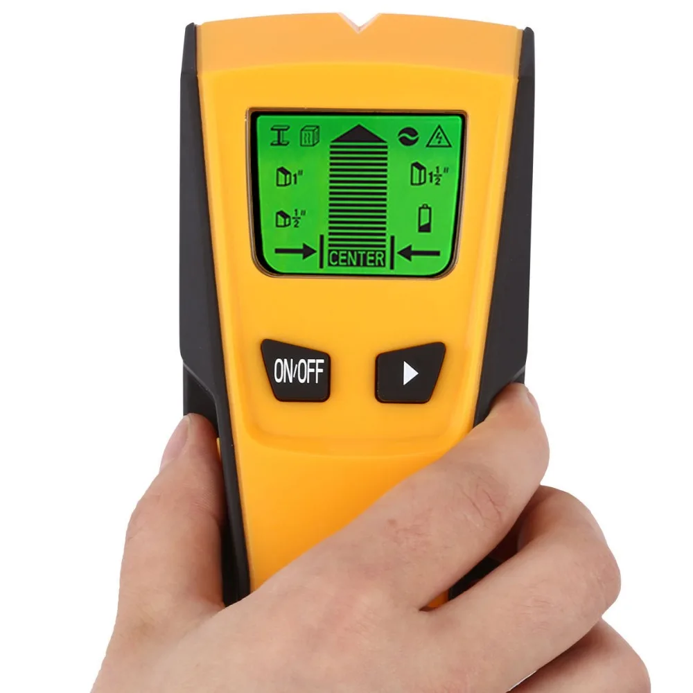 

Waysear 3 In 1 Metal Detector Find Metal Wood Studs AC Voltage Live Wire Detect Wall Scanner Electric Box Finder Wall Detector
