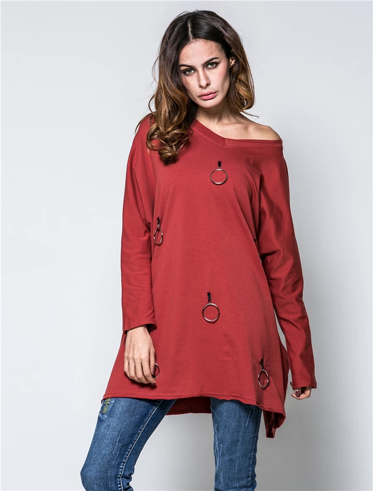 Европа и Соединенные Штаты Pluz Размеры Для женщин футболка осень 2017 г. Новый