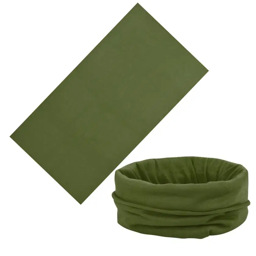 Army Green FishSunDay Multiuse унисекс уличный шарф труба волшебные уличные банданы снуд головные уборы 0710 - Цвет: Army Green