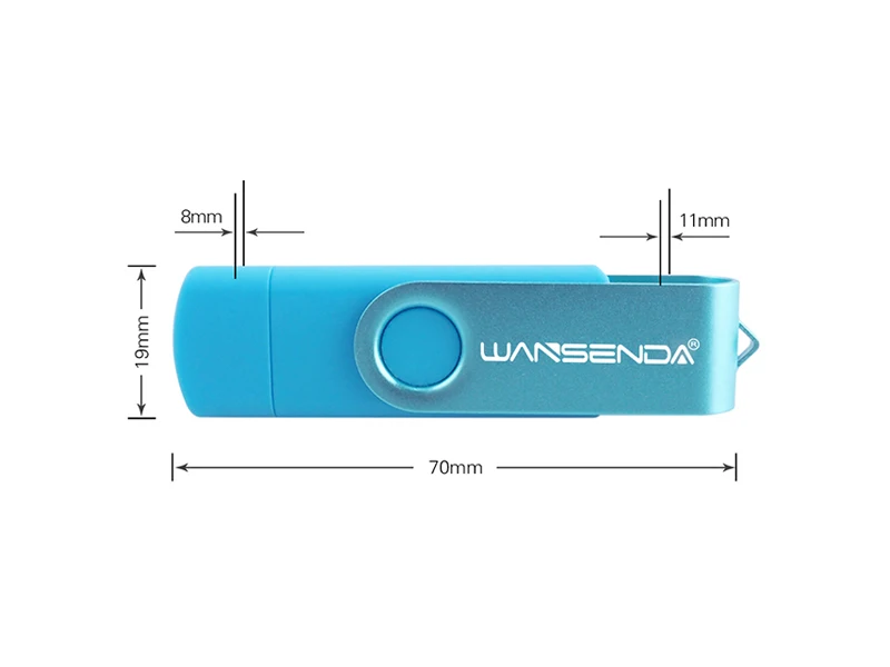 USB 3.0 wansenda OTG USB флеш-накопитель для смартфонов/планшетов/pc 8 ГБ 16 ГБ 32 ГБ 64 ГБ 128 ГБ флешки высокая скорость Флеш накопитель пакет