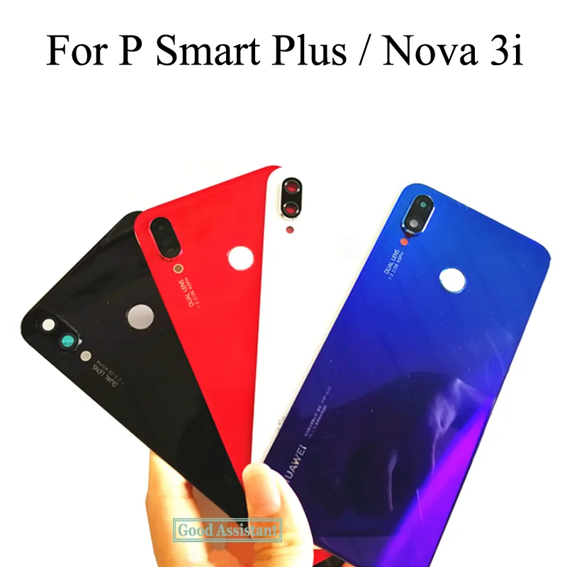 Для huawei P Smart+(P Smart Plus) INE-LX1/INE-L21 задняя крышка батарейного отсека задняя крышка корпуса для Nova 3i INE-LX2