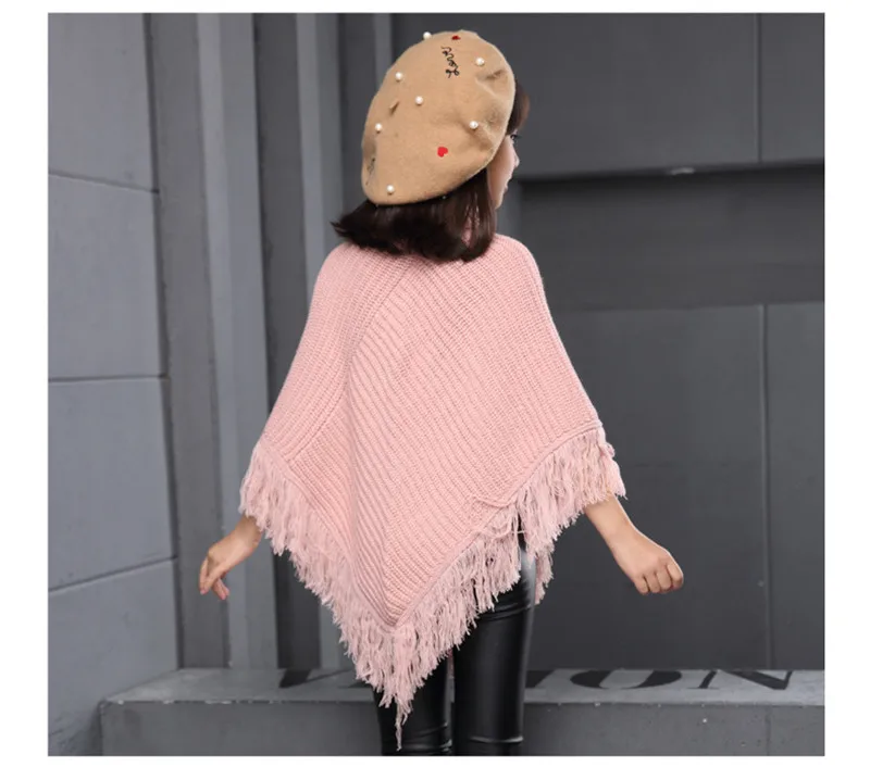 Детская одежда для девочек новый дизайн 2018 зимние теплые Повседневные вязаные