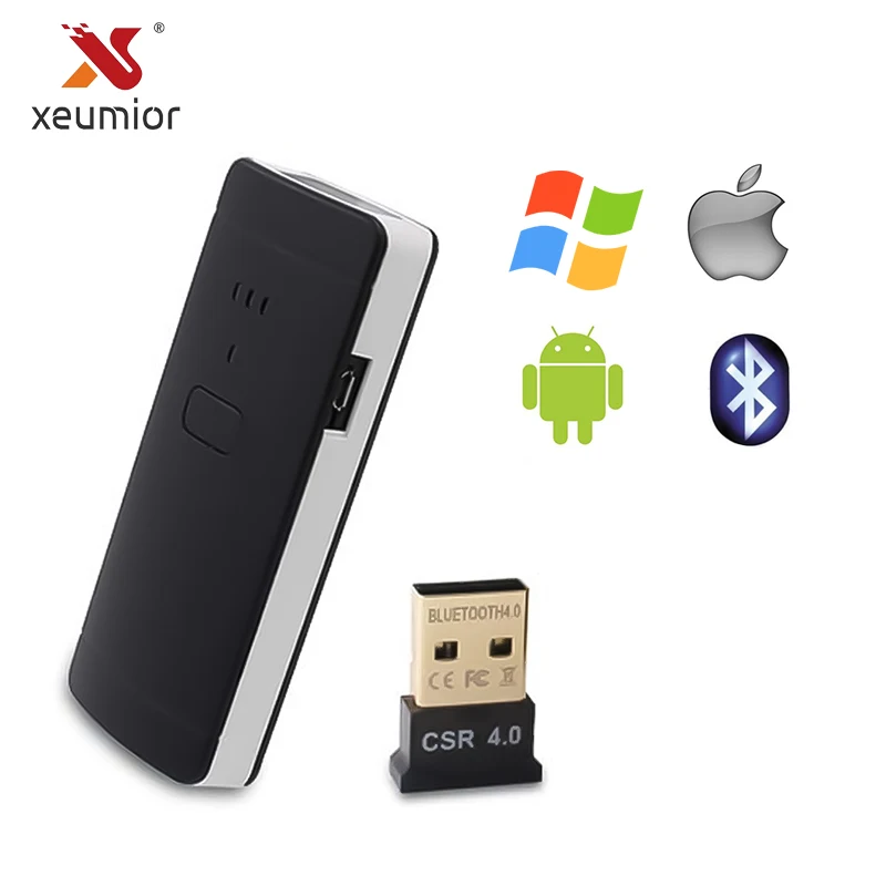 

Сканер штрих-кода, Bluetooth, 1D, 2D